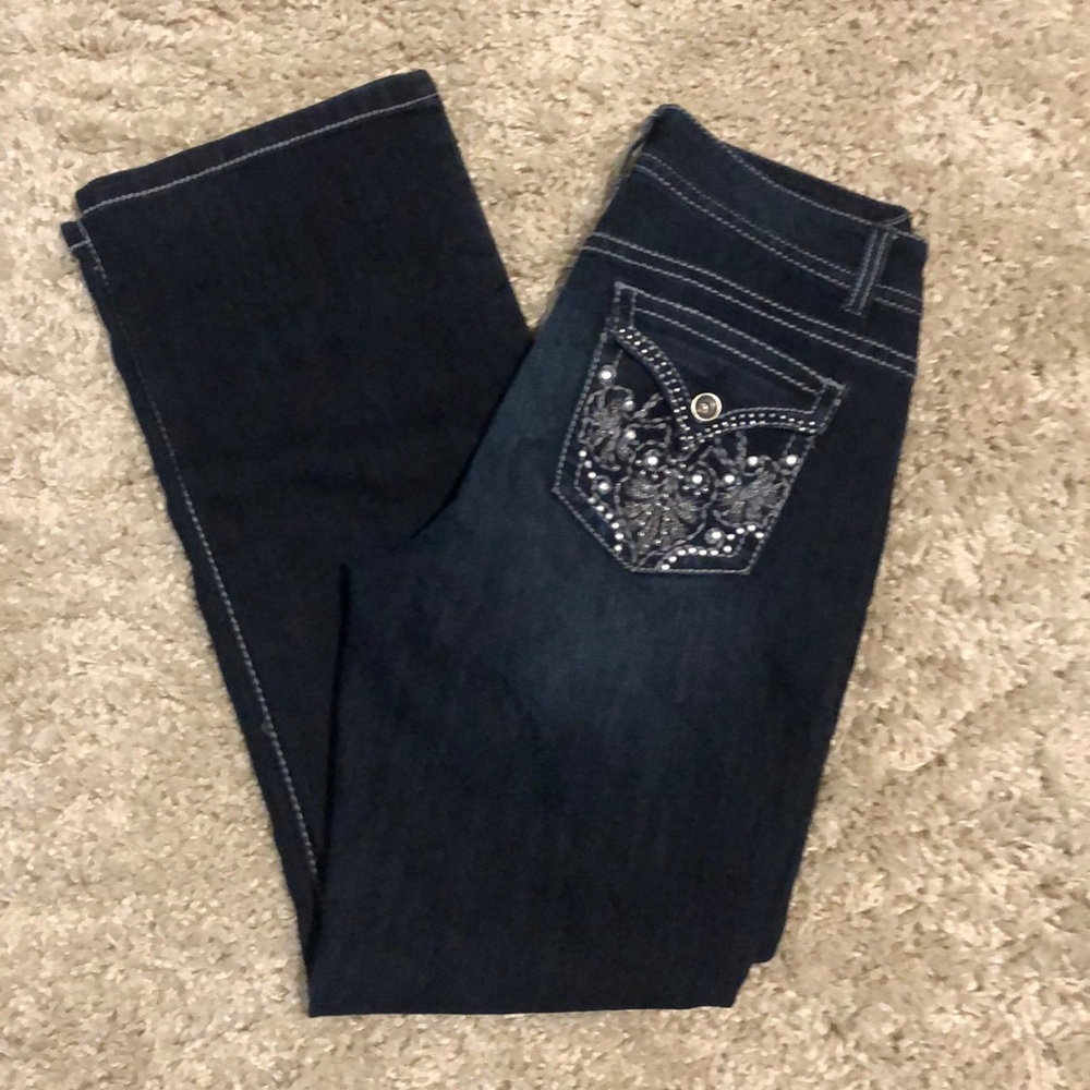 Nine West dark denim jeans size 10 / 29 average